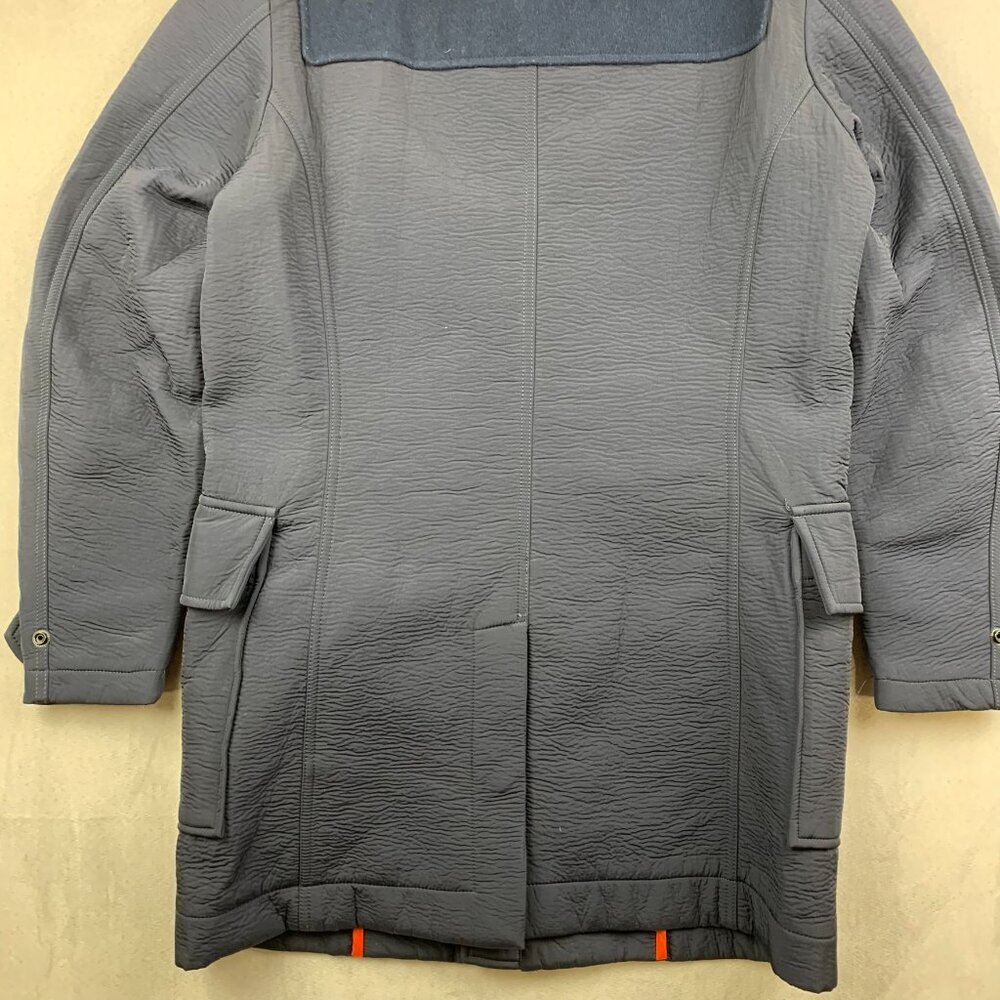 Diesel Mens Winter Jacket Small Navy Blue Full Zip Hooded W Kross Parka Nylon - Picture 15 of 16